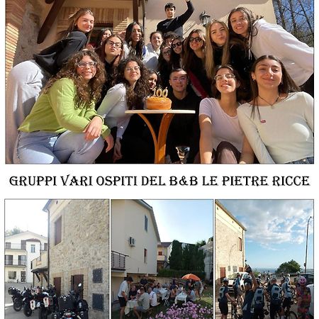 Le Pietre Ricce B&B 로카몬테피아노 외부 사진
